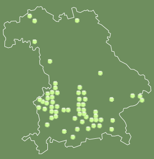 Karte der Lieblingsalleen in Bayern