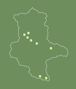 Karte der Lieblingsalleen in Sachsen-Anhalt