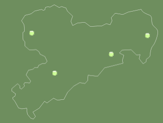 Karte der Lieblingsalleen in Sachsen