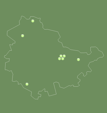 Karte der Lieblingsalleen in Thüringen