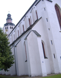 Zisterzienserklosterkirche in weiss